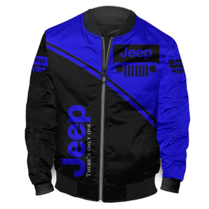 Bomber Jacket Jeep 3D Spring Autumn Casual Jacket For Racer Biker BBJ3345