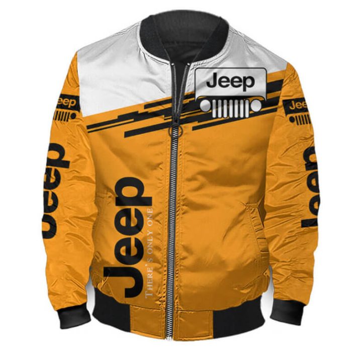 Bomber Jacket Jeep 3D Spring Autumn Casual Jacket For Racer Biker BBJ3348