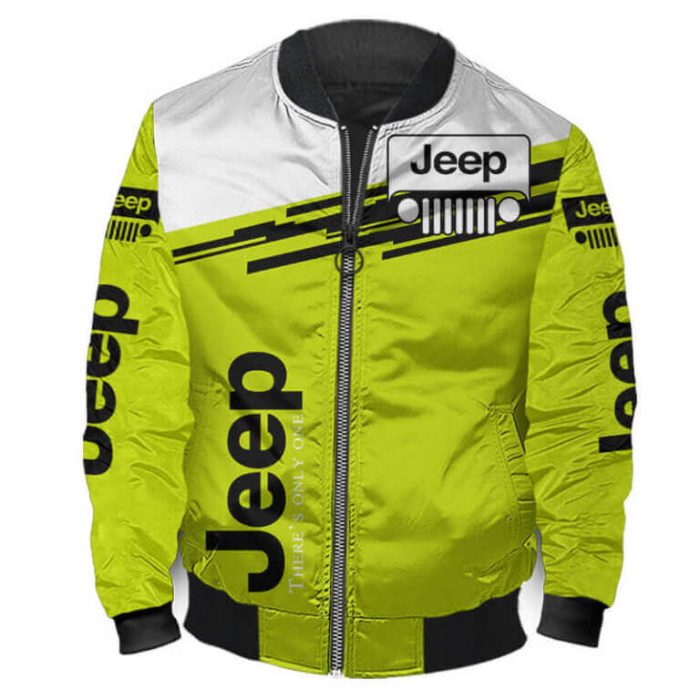 Bomber Jacket Jeep 3D Spring Autumn Casual Jacket For Racer Biker BBJ3350