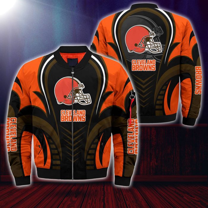 Cleveland Browns NFL Bomber Jacket For This Season BBJ3456
