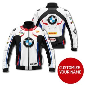 Custom Name Bomber Jacket BMW Hot Summer Fashion For Racer Biker BBJ3280