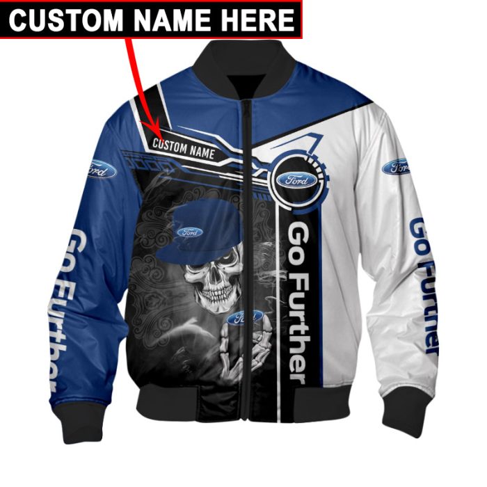 Custom Name Bomber Jacket Ford Ford 3D Spring Autumn Casual Jacket For Racer Biker BBJ3253