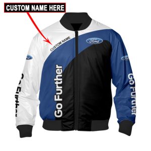 Custom Name Bomber Jacket Ford Ram 3D Spring Autumn Casual Jacket For Racer Biker BBJ3184