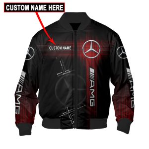 Custom Name Bomber Jacket Mercedes Ram 3D Spring Autumn Casual Jacket For Racer Biker BBJ3229