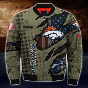 Denver Broncos NFL Custom Bomber Jacket BBJ3499