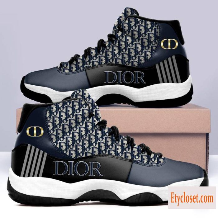 Dior Jordan Shoes Dior Logo Air Jordan 11 Custom Shoes JD110150