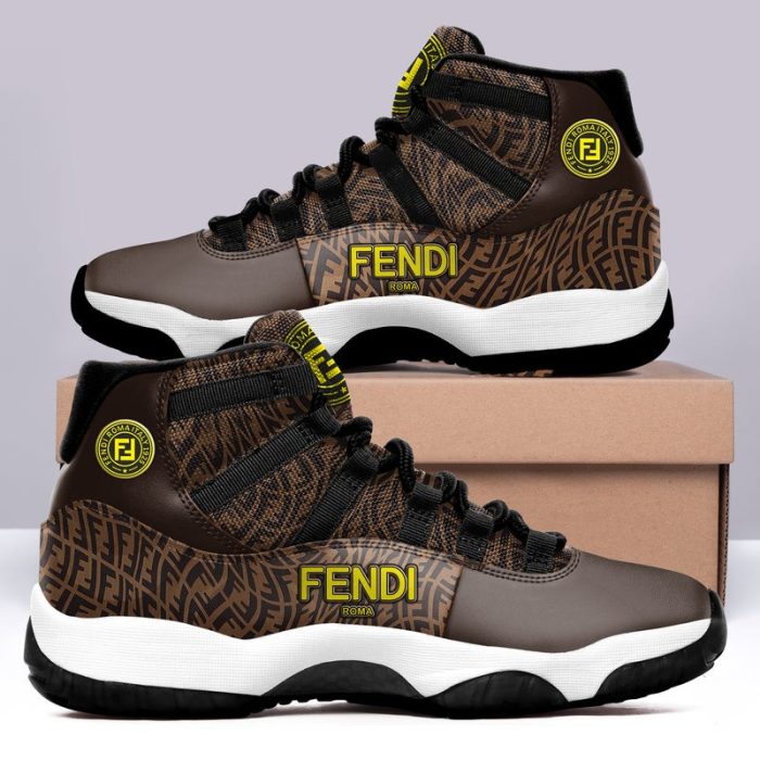 Fendi Air Jordan 11 Custom Sneakers Shoes JD110253