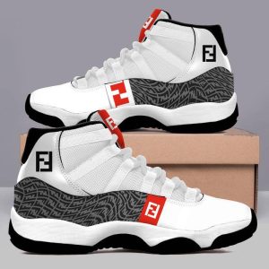 Fendi Vertigo Pattern Air Jordan 11 Custom Sneakers Shoes JD110232