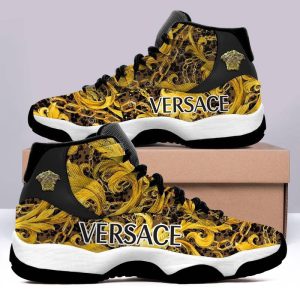 Gianni Versace Barocco Air Jordan 11 Custom Sneakers Shoes JD110215
