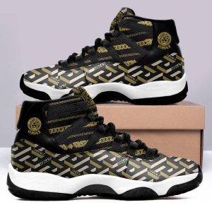 Gianni Versace Black Air Jordan 11 Custom Sneakers Shoes JD110257
