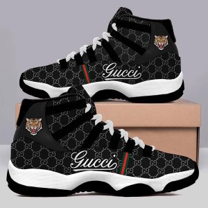 Gucci Black Tiger Air Jordan 11 Custom Sneakers Shoes JD110170