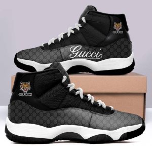 Gucci Black Tiger Air Jordan 11 Custom Sneakers Shoes JD110237