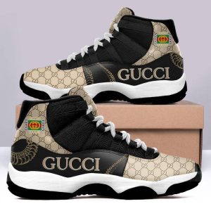 Gucci Logo Air Jordan 11 Custom Sneakers Shoes JD110166