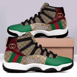 Gucci Stripe Air Jordan 11 Custom Sneakers Shoes JD110226