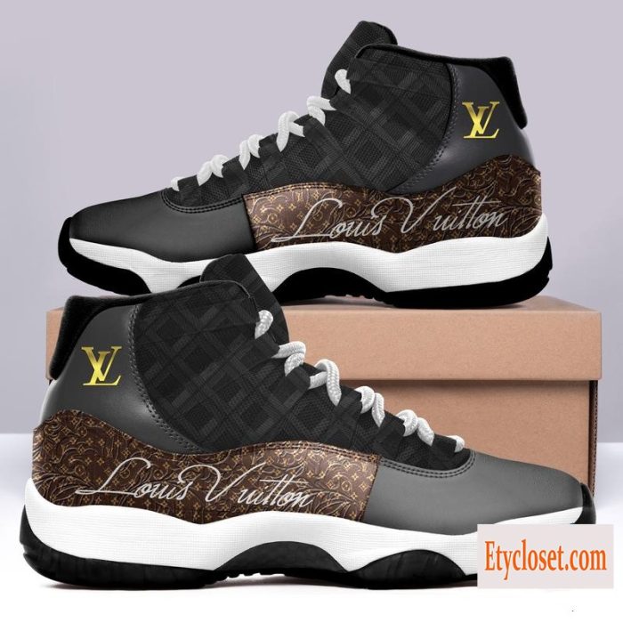 LV Jordan Shoes Louis Vuitton Royal Air Jordan 11 Custom Shoes JD110153