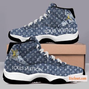 LV Shoes Louis Vuitton Splatter Air Jordan 11 Custom Shoes JD110154