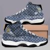 Louis Vuitton Blue Air Jordan 11 Custom Shoes Sneakers JD110128