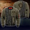 Oakland Raiders NFL Bomber Jacket Camo For This Season BBJ3519