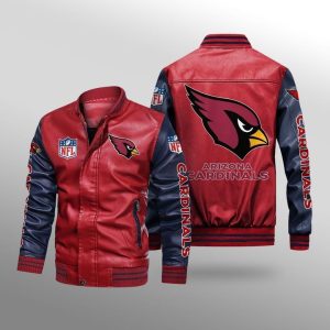 Arizona Cardinals Leather Bomber Jacket CTLBJ162