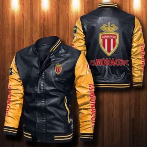 As Monaco Leather Bomber Jacket  CTLBJ083