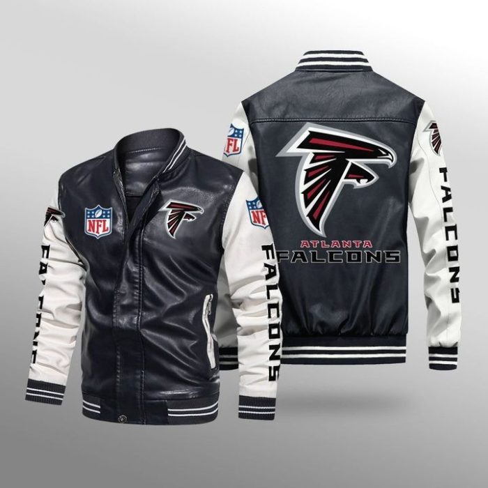 Atlanta Falcons Leather Bomber Jacket CTLBJ191