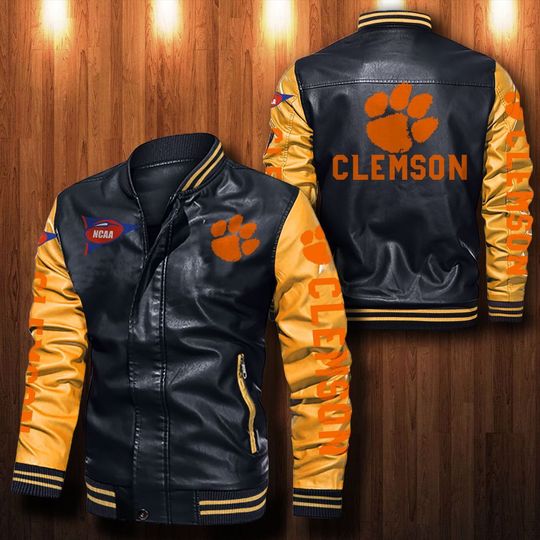 Leather Bomber Jacket