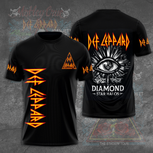 Def Leppard Unisex 3D T-Shirt TGI016