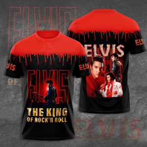 Elvis Presley Unisex 3D T-Shirt TGI009