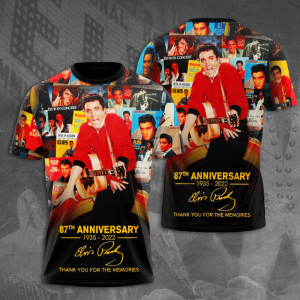 Elvis Presley Unisex 3D T-Shirt TGI027