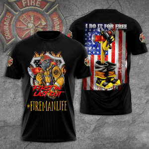 Firefighter Unisex 3D T-Shirt TGI446