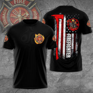 Firefighter Unisex 3D T-Shirt TGI447