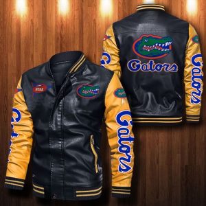 Florida Gators Leather Bomber Jacket  CTLBJ019