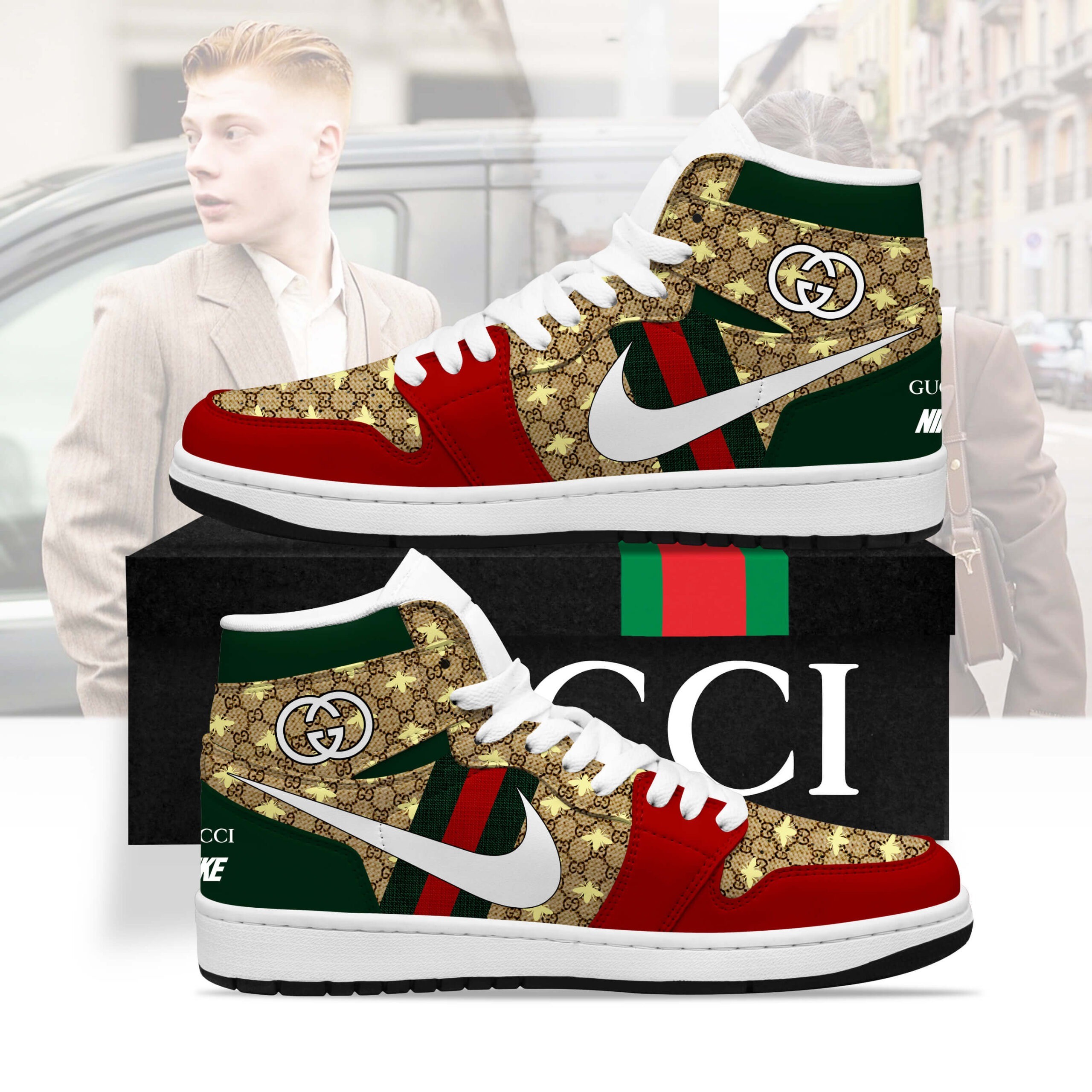 SALE] Gucci Snoopy Dab Jordan 1 High Sneaker - Luxury & Sports Store