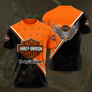 Harley Davidson Unisex 3D T-Shirt TGI538