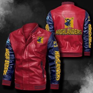 Highlanders Leather Bomber Jacket CTLBJ096