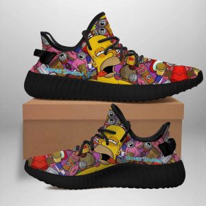 Homer Simpson Yeezy Couture Homer Simpson Sneaker Custom Shoes YHC029