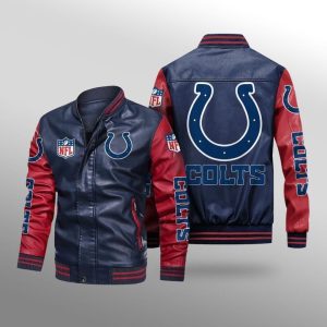Indianapolis Colts Leather Bomber Jacket CTLBJ161