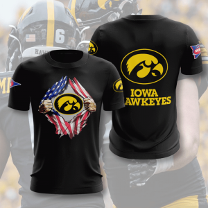 Iowa Hawkeyes Unisex 3D T-Shirt TGI183
