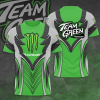 Kawasaki Racing Monster Energy Supercross Unisex 3D T-Shirt TGI337