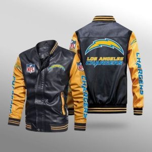 Los Angeles Chargers Leather Bomber Jacket CTLBJ144