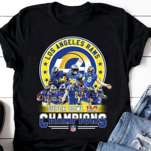 Los Angeles Rams Super Bowl Champions LVI Unisex 3D T-Shirt TGI587