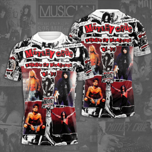 Motley Crue Unisex 3D T-Shirt TGI022