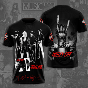 Motley Crue Unisex 3D T-Shirt TGI239