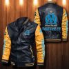 Olympique De Marseille Leather Bomber Jacket  CTLBJ087