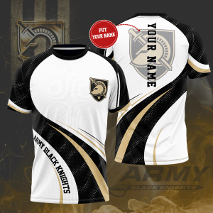 Personalized Army Black Knights Unisex 3D T-Shirt TGI203
