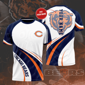 Personalized Chicago Bears Unisex 3D T-Shirt TGI500