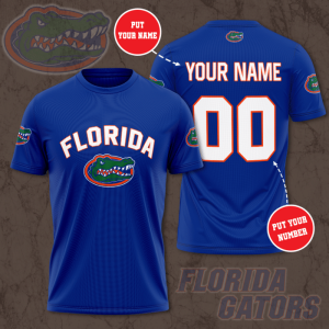Personalized Florida Gators Unisex 3D T-Shirt TGI073