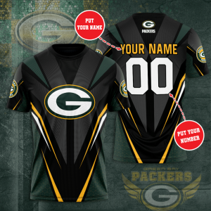 Personalized Green Bay Packers Unisex 3D T-Shirt TGI218