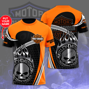 Personalized Harley Davidson Unisex 3D T-Shirt TGI108
