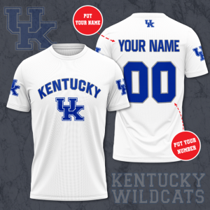 Personalized Kentucky Wildcats Unisex 3D T-Shirt TGI188